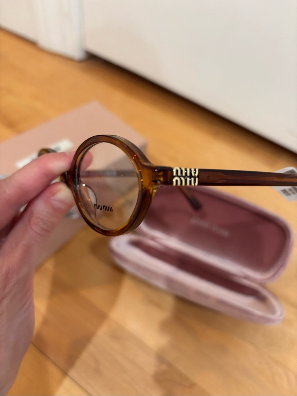 Miu Miu VMU 01XV Geometric Eyeglasses - brand new! - Picture 4 of 7